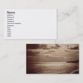 Ein Effekt des Sun, Normandie c.1857 (Sepia-Foto Visitenkarte (Vorne/Hinten)