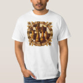 Ein eher spielender Schach-T - Shirt (Vorderseite)