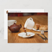 Ein Eichelf trinkt meinen Kaffee! Postkarte (Vorne/Hinten)