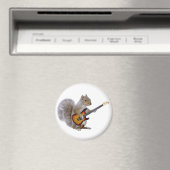 Ein Eichhörnchen spielt Gitarre Magnet (In Situ (Geschirrspüler))