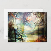 EIN EIGENES ZIMMER POSTKARTE (Vorne/Hinten)