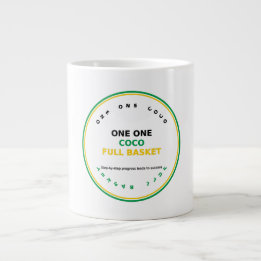 Ein Ein Coco Voller Korb Jumbo-Tasse