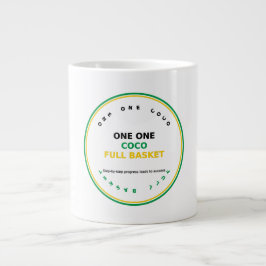 Ein Ein Coco Voller Korb Jumbo-Tasse