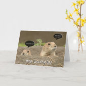 Ein ein Jahr, Groundhog Day Karte (Gelbe Blume)