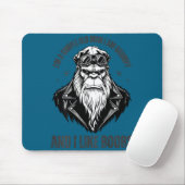 Ein einfacher alter Mann bin ich mürrisch und mag Mousepad (Mit Mouse)