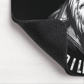 Ein einfacher alter Mann bin mürrisch und mag (auf Mousepad (Ecke)