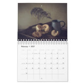 Ein einfacher Lebenskalender, rustikaler und einfa Kalender (Feb 2027)