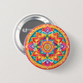 Ein einfacher Mandala Button (Vorne & Hinten)