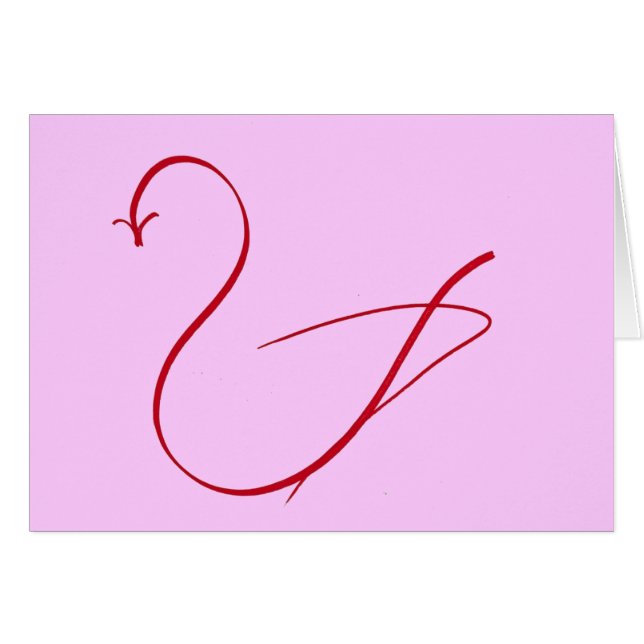 Ein einfacher Schwan (Vorderseite (Horizontal))