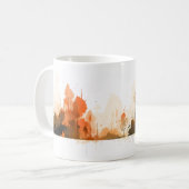 Ein einfacher Wald in Brush Kaffeetasse (Vorderseite Links)