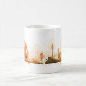 Ein einfacher Wald in Brush Kaffeetasse (Mittel)