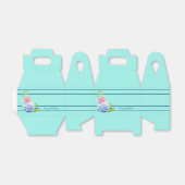 Ein einfaches Blumendesign-Gefälligkeitsfeld Geschenkschachtel (Ungefaltet)