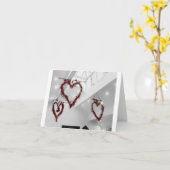 Ein einfaches Dreieck der Liebe Karte (Gelbe Blume)