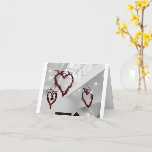 Ein einfaches Dreieck der Liebe Karte (Gelbe Blume)