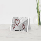 Ein einfaches Dreieck der Liebe Karte (Vorderseite)