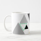 Ein einfaches Dreieck Kaffeetasse (Links)