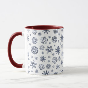 Ein einfaches elegantes florales Rankenmuster Tasse