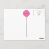 Ein einfaches Hallo Postkarte (Rückseite)