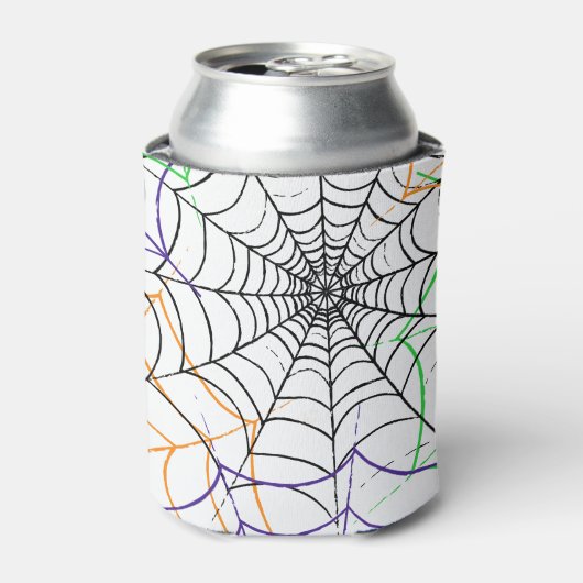 Ein einfaches Halloween-Webmuster Dosenkühler (Kanne Vorderseite)