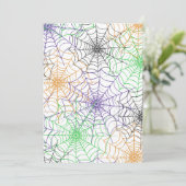 Ein einfaches Halloween-Webmuster Einladung (Stehend Vorderseite)