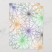 Ein einfaches Halloween-Webmuster Einladung (Vorne/Hinten)