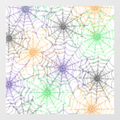 Ein einfaches Halloween-Webmuster Fensteraufkleber (Blatt)