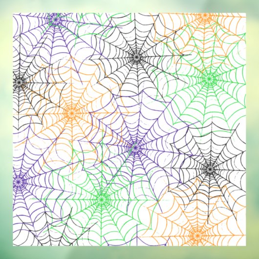 Ein einfaches Halloween-Webmuster Fensteraufkleber (Blatt 3)