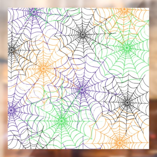 Ein einfaches Halloween-Webmuster Fensteraufkleber (Blatt 2)