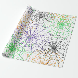 Ein einfaches Halloween-Webmuster Geschenkpapier