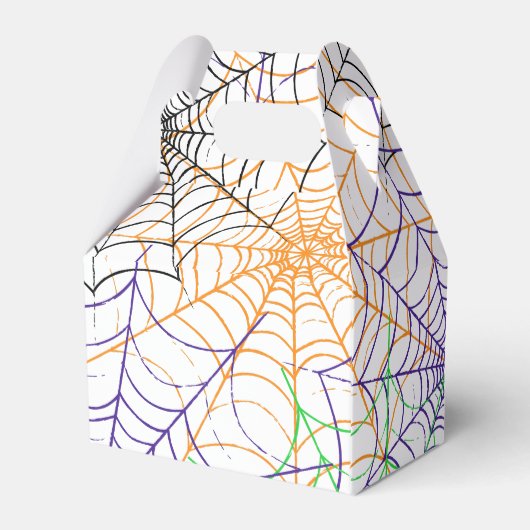 Ein einfaches Halloween-Webmuster Geschenkschachtel (Rückseite)