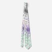 Ein einfaches Halloween-Webmuster Krawatte (Rückseite)