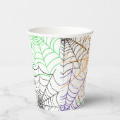 Ein einfaches Halloween-Webmuster Pappbecher (Rechts)