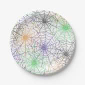 Ein einfaches Halloween-Webmuster Pappteller (Vorderseite)