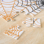 Ein einfaches Halloween-Webmuster Puzzle (Seite)