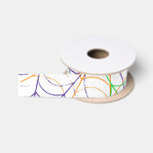 Ein einfaches Halloween-Webmuster Satinband (Spule)