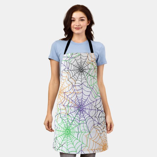 Ein einfaches Halloween-Webmuster Schürze (Getragen)