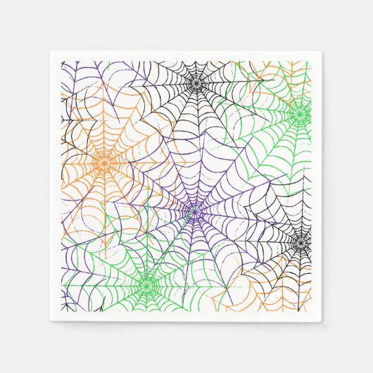 Ein einfaches Halloween-Webmuster Serviette (Vorderseite)