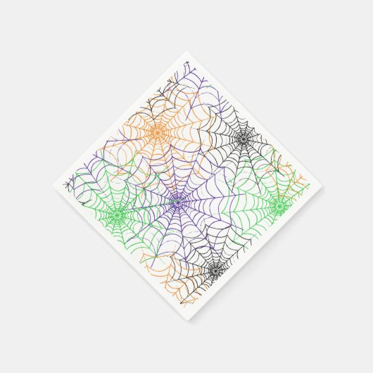 Ein einfaches Halloween-Webmuster Serviette (Ecke)