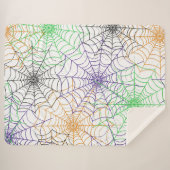 Ein einfaches Halloween-Webmuster Sherpadecke (Vorderseite (Horizontal))