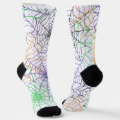 Ein einfaches Halloween-Webmuster Socken (Gewinkelt)