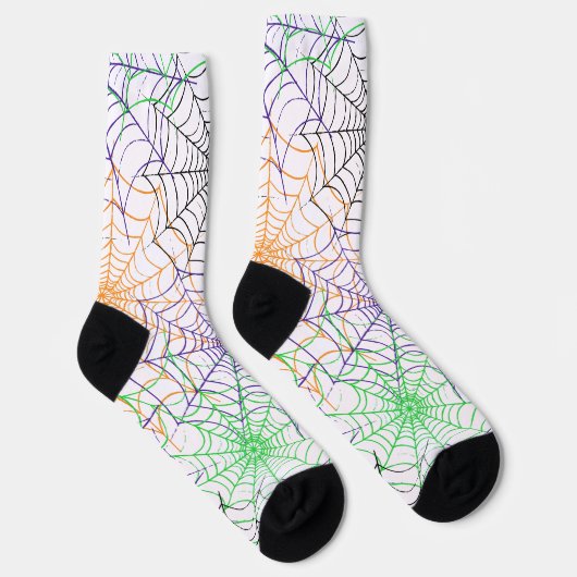 Ein einfaches Halloween-Webmuster Socken (Rechts)