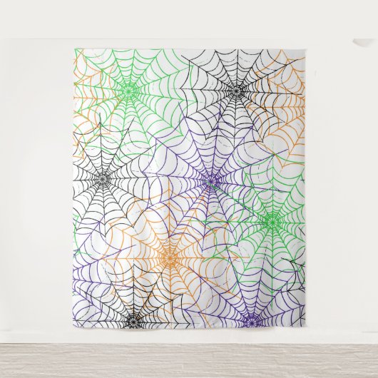 Ein einfaches Halloween-Webmuster Wandteppich (Vorderseite)