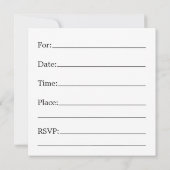 Ein einfaches Kind in der Blank Superhelden zum Ge Einladung (Rückseite)