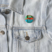 Ein einfaches modernes Knopf, Abzeichen, Pin Button (Beispiel)
