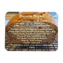 Ein einfaches Rezept für Bananenbrot auf einem Mag