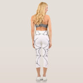 Ein einfaches Spinnennetz Capri Leggings (Rückseite)