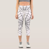 Ein einfaches Spinnennetz Capri Leggings (Vorderseite)
