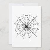 Ein einfaches Spinnennetz Einladung (Vorderseite)
