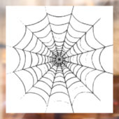 Ein einfaches Spinnennetz Fensteraufkleber (Blatt 2)