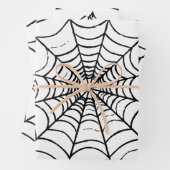 Ein einfaches Spinnennetz Geschenkpapier Set (Beispiel)